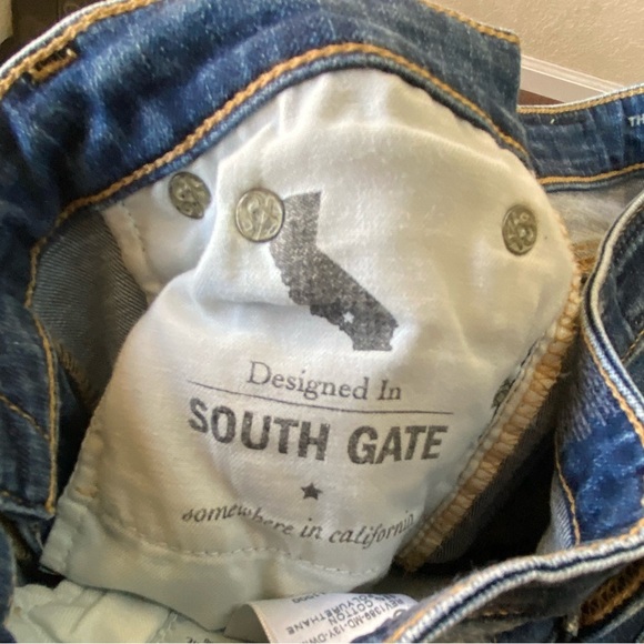 Ag Adriano Goldschmied Vintage Distress Blue Skinny Legging Ankle Jean SZ 26 - Picture 11 of 15